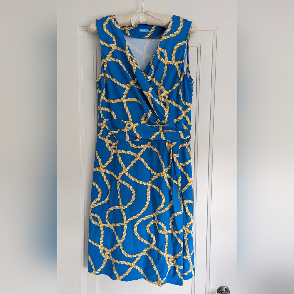 J. McLaughlin Faux Wrap Dress- L